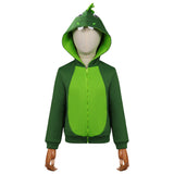 Kids Children Little Dinosaur Cosplay Hoodie Masquerade Halloween Carnival Suit