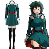 Midoriya Izuku My Hero Academia  Women Cosplay Costume Dress Outfits Halloween Carnival Suit