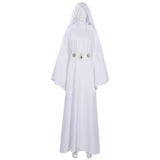 Adult Princess Leia Cosplay Costume Dress Outfits Halloween Carnival Suit