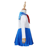 Sailor Moon Halloween Carnival Suit Cosplay Costume Kids Girls Blue Dresses Outfits