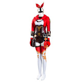 Amber Genshin Impact Cosplay Costume Jumpsuit Outfits Halloween Carnival Suit