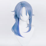 Genshin Impact Kamisato Ayato Cosplay Wig Heat Resistant Synthetic Hair Carnival Halloween Party Props