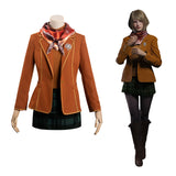 Resident Evil 4 Remake Ashley Graham Cosplay Costume Dress Coat Outfits Halloween Carnival Party Suit