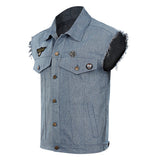 Stranger Things Season 4 (2022) Steve Harrington Cowboy Vest Outfits Halloween Carnival Suit