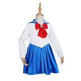 Sailor Moon Halloween Carnival Suit Cosplay Costume Kids Girls Blue Dresses Outfits