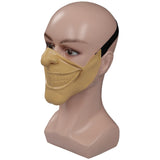 The Black Phone The Grabber Mask Cosplay Half Face Latex Masks Helmet Masquerade Halloween Party Costume Props