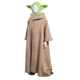 Baby Yoda The Mando Cosplay Costume Robe Hat Outfits Halloween Carnival Suit