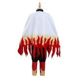 Rengoku Kyoujurou Demon Slayer: Kimetsu no Yaiba Cosplay Costume Kids Children Coat Pants Cloak Outfits Halloween Carnival Suit