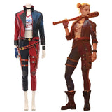 Harleen Quinzel Harley Quinn Suicide Squad: Kill the Justice League Cosplay Costume T-shirt Pants Outfits Halloween Carnival Suit