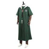 Slytherin Green Quidditch Harry Potter Cosplay Costume Magic Shool Uniform Outfits Halloween Carnival Suit