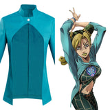 Jolyne Cujoh  JoJo‘s Bizarre Adventure Stone Ocean Cosplay Costume Coat Halloween Carnival Suit