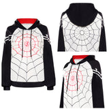 Spider-Man -Silk Cosplay Costume Hoodie Coat Sweater Halloween Carnival Disguise Suit