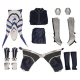 Ahsoka Tano Cosplay Costume Dress Outfits Halloween Carnival Suit