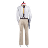 Frank Wolff Jungle Cruise  Cosplay Costume Shirt Pants Outfits Halloween Carnival Suit