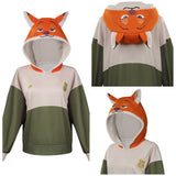 Zootopia Nick Hoodies Cosplay Costume Coat  Outfits Halloween Carnival Party Suit