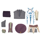 Ahsoka Tano Women Dress Outfit Rebels Cosplay Costume Halloween Carnival Costume