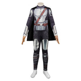 The Mandalorian Kids Children Cosplay Costume Cloak  Jumpsuit Outfits Halloween Carnival Party Disguise Suit Season 3