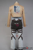Attack on Titan Scouting Legion Rivaille Cosplay Costume+Wig+Shoes