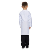 Frankenstein Kids Children Scientist  Cosplay Costume Wig Outfits Halloween Carnival Suit