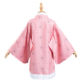 Kamado Nezuko Demon Slayer: Kimetsu no Yaiba Cosplay Costume Kids Children Kimono Coat