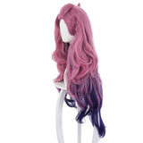 League of Legends LOL KDA Groups Seraphine Long Curly Wig Cosplay Wigs