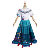 Mirabel Encanto Cosplay Costume Dress Outfits Kids Children Halloween Carnival Suit