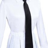 Monokuma Women Uniform Dress Outfit Anime Danganronpa Halloween Carnival Suit Cosplay Costume