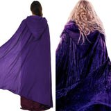 Hocus Pocus 2 Sarah Sanderson Hooded Cloak Outfits Halloween Carnival Suit