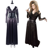 Bellatrix Lestrange Harry Potter  Cosplay Costume Halloween Carnival Suit