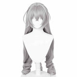 Honkai: Star Rail Bronya Cosplay Wig Heat Resistant Synthetic Hair Carnival Halloween Party Props