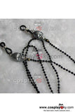 Black Butler Grell Sutcliff Glasses Frame and Chains