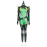 Viper Valorant Cosplay Costume Women Jumpsuit Romper Suit Halloween Carnival Outfit