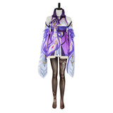 Keqing Game Genshin Impact Cosplay Costume Dress Outfits Halloween Carnival Suit