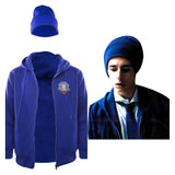 Wednesday Xavier Thorpe Cosplay Costume Hoodie Hat Outfits Halloween Carnival Suit