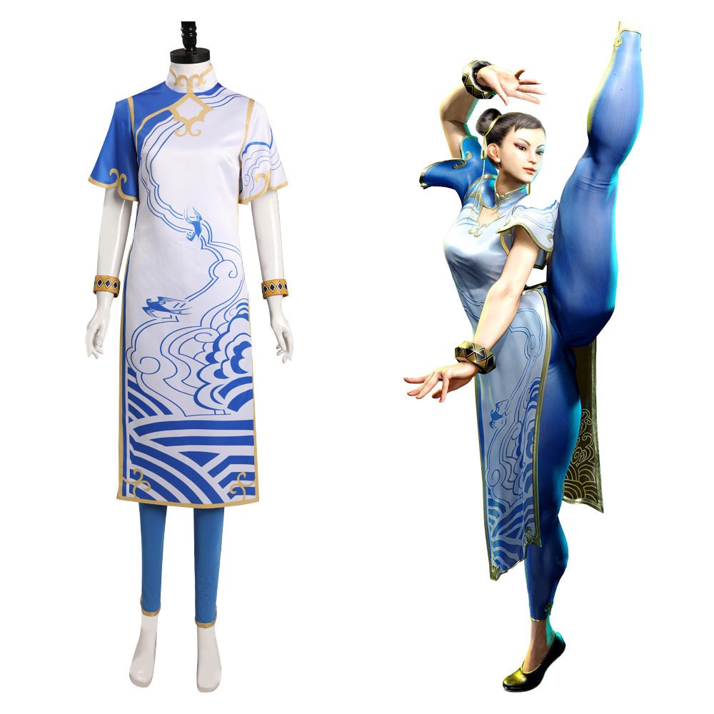 Street Fighter 6 SF Chun-Li Cosplay Costume Outfits Halloween Carnival –  Au.cosplayplaza