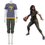 Kamala Khan Avengers-Ms. Marvel Cosplay Costume Outfits Halloween Carnival Suit