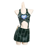 Jolyne Cujoh JoJo‘s Bizarre Adventure Stone Ocean Cosplay Costume Skirt Outfits Halloween Carnival Suit