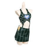 Jolyne Cujoh JoJo‘s Bizarre Adventure Stone Ocean Cosplay Costume Skirt Outfits Halloween Carnival Suit