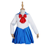 Sailor Moon Halloween Carnival Suit Cosplay Costume Kids Girls Blue Dresses Outfits