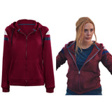 Scarlet Witch Wanda Vision  Hoodie Cosplay Costume  Halloween Carnival Suit