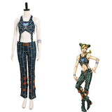 JoJo’s Bizarre Adventure Stone Ocean Jolyne Cujoh Cosplay Costume Outfits Halloween Carnival Suit