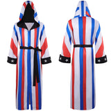 Adult Creed3 Adonis Creed Cosplay Costume Long Robe Belt Outfits Halloween Carnival Party Suit