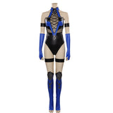 Kitana Mortal Kombat 4 Cosplay Costume Jumpsuit Outfits Halloween Carnival Suit