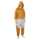 Gudetama Adventure Gudetama Cosplay Costume Jumpsuit  Sleepwear Onesies Pajamas Outfits Halloween Carnival Party Suit