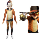 Kids Children  Puss in Boots: The Last Wish Cosplay Costume Jumpsuit Outfits Halloween Carnival Party Suit