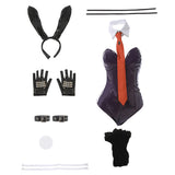 Kirigiri Kyouko Danganronpa Cosplay Costume Bunny Girl Jumpsuit Outfits Halloween Carnival Suit