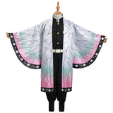 Kochou Shinobu Demon Slayer: Kimetsu no Yaiba Cosplay Costume Kids Cloak Coat Halloween Carnival Suit