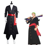 Wano Country Roronoa Zoro Cosplay Costume Kimono Outfits Halloween Carnival Suit