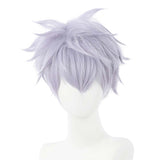 Satoru Gojou Anime Jujutsu Kaisen Cosplay Wig Heat Resistant Synthetic Hair Carnival Halloween Party Props