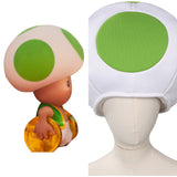 The Super Mario Bros. Movie Toad/KINOPIO Kids Children Cosplay Hat Cap  Outfits Halloween Carnival Costume Accessories Prop